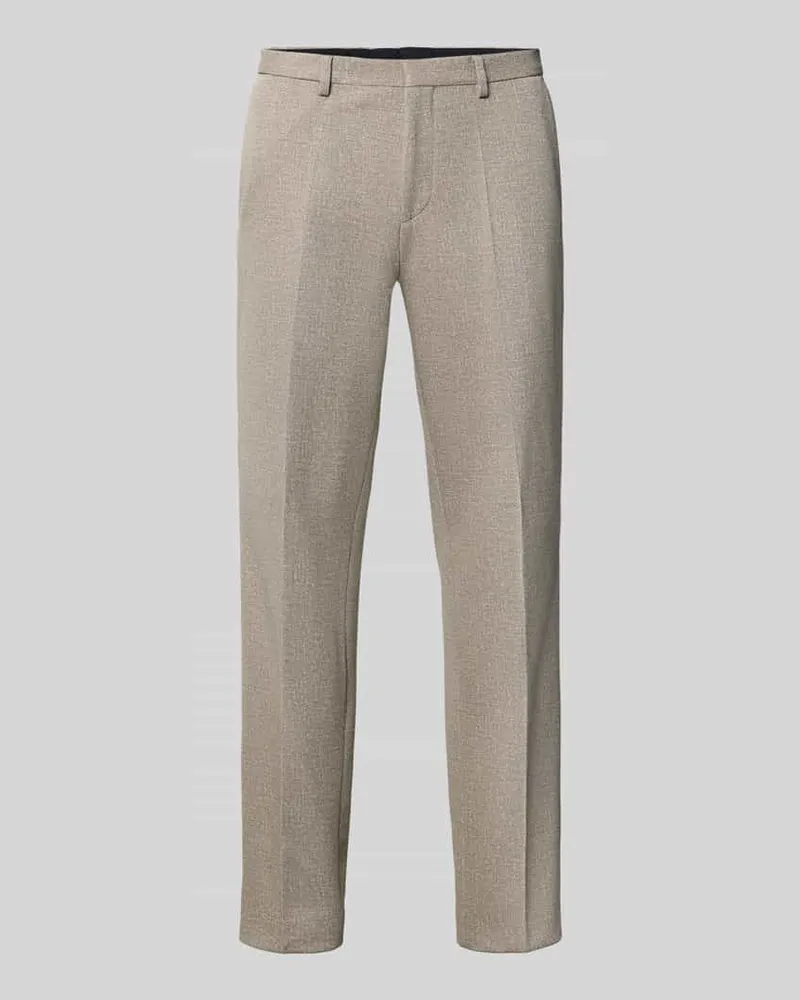 HUGO BOSS Super Slim Fit Anzughose mit Viskose-Anteil Modell 'Hesten263X-H Beige