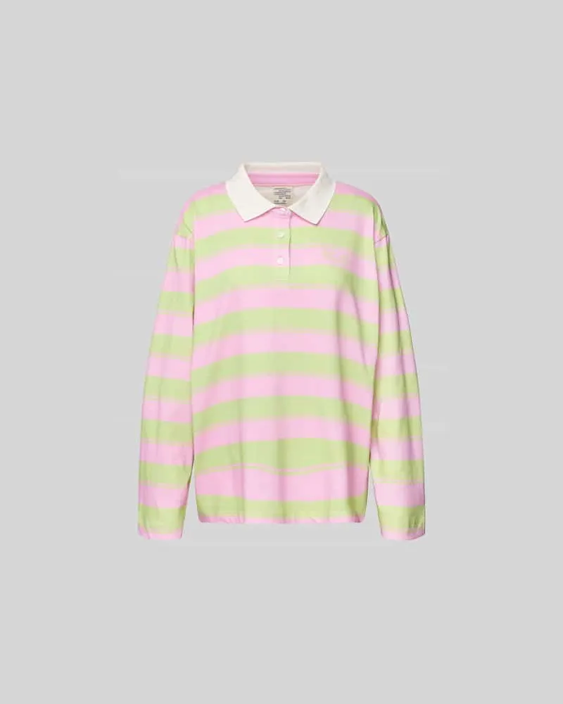 Baum und Pferdgarten Poloshirt mit kurzer Knopfleiste Hellgruen