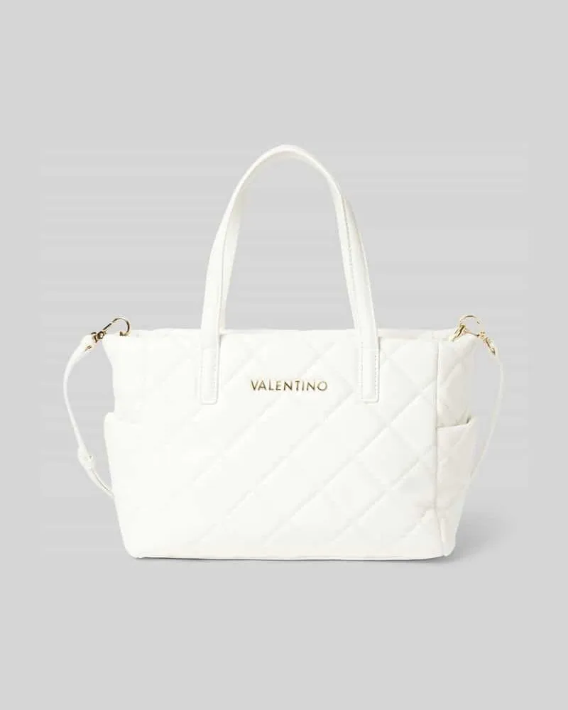 Valentino Garavani Handtasche mit Steppnähten Modell 'OCARINA Weiss