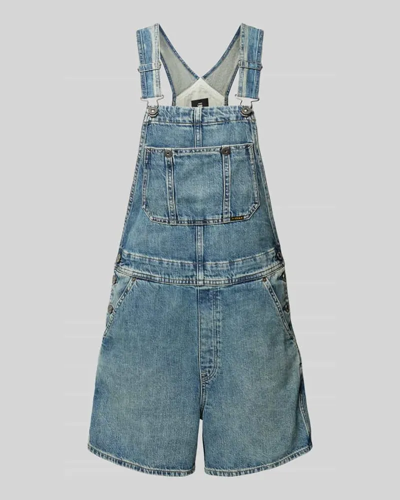 G-STAR RAW Latzhose in Denim-Optik Jeansblau