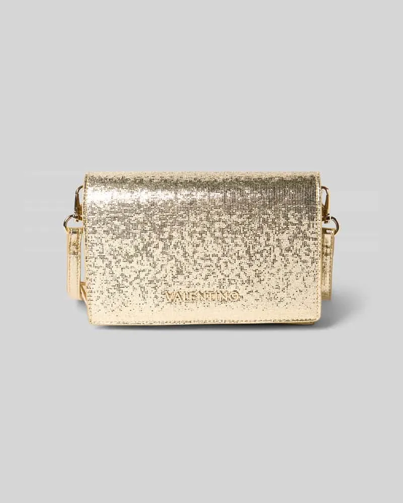 Valentino Bags Schimmernde Handtasche mit Label-Applikation Modell 'EMBER Gold
