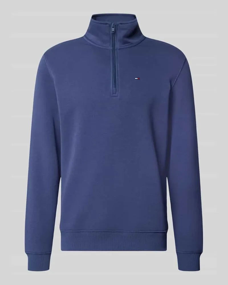 Tommy Hilfiger Regular Fit Sweatshirt aus Baumwoll-Mix Dunkelblau
