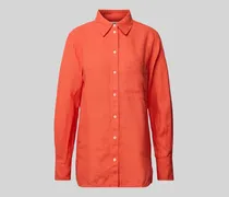 Regular Fit Leinenbluse aus reinem Leinen