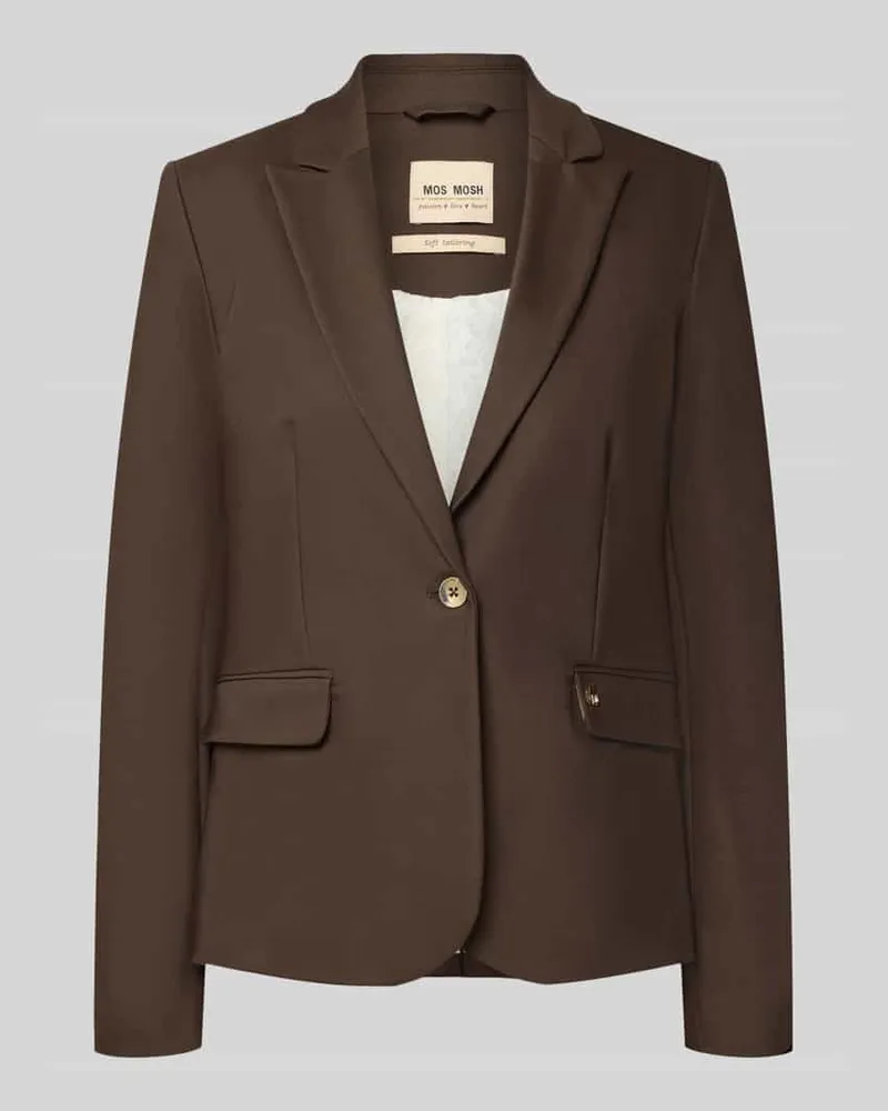 Mos Mosh Blazer aus Baumwoll-Mix Modell 'Blake Schoko