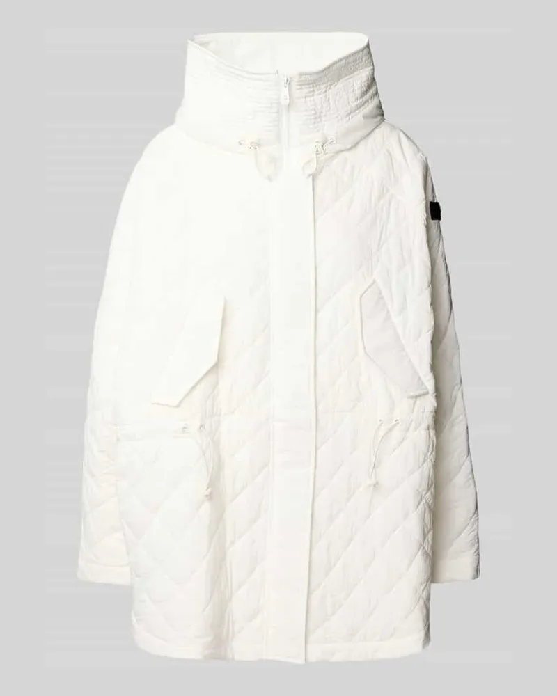 Peuterey Steppjacke mit verdecktem Reißverschluss Modell 'Texel Weiss