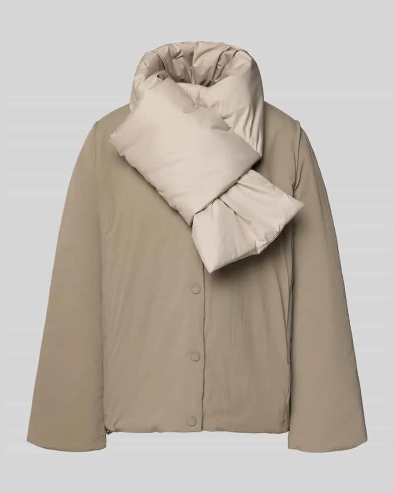 ECOALF Reversible Jacke mit abnehmbarem Kragen Modell 'GERES Sand