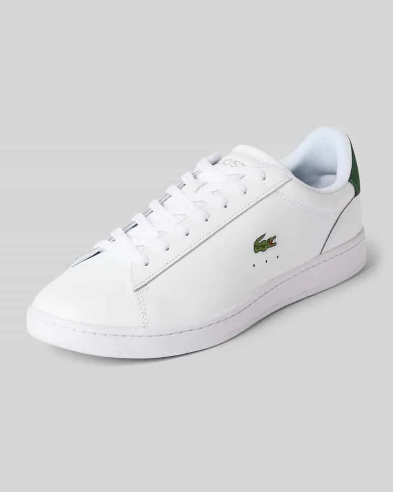 Lacoste Low Top Sneaker aus echtem Leder Weiss