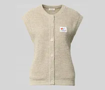 Regular Fit Strickweste mit Alpaka-Anteil Modell 'CRASHWAY