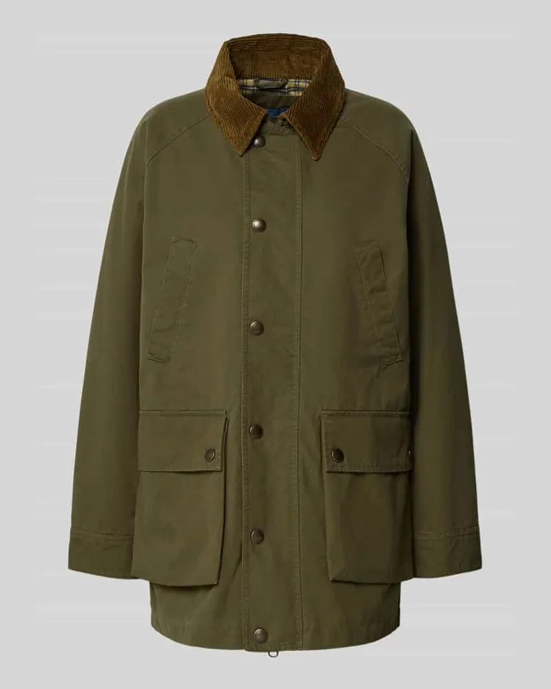 Ralph Lauren Jacke mit Pattentaschen Oliv