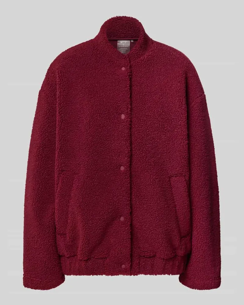 AIM'N Teddyjacke mit Eingrifftaschen Modell 'Pile Bordeaux