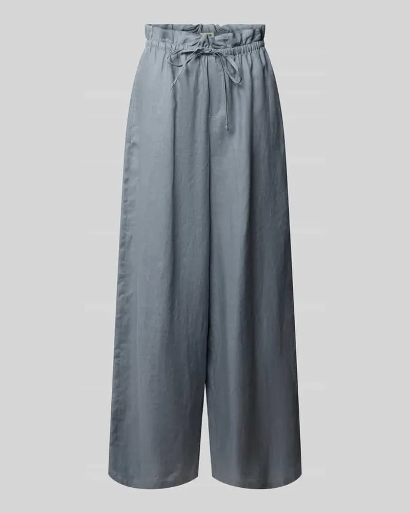 Drykorn Wide Leg Leinenhose Modell 'DWINDLE Bleu
