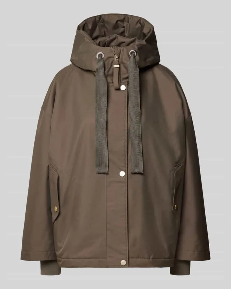 G-Lab Jacke mit Reißverschluss und Knopfleiste Modell 'ROSIE Taupe