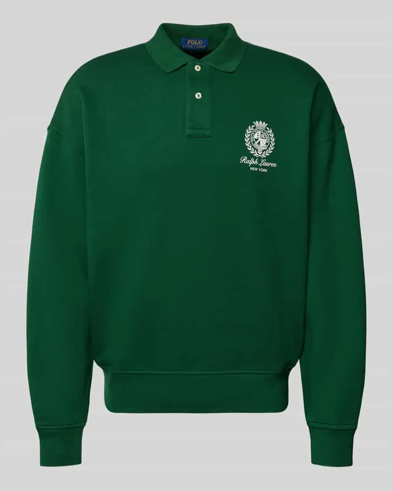 Ralph Lauren Regular Fit Sweatshirt aus Baumwoll-Mix Dunkelgruen