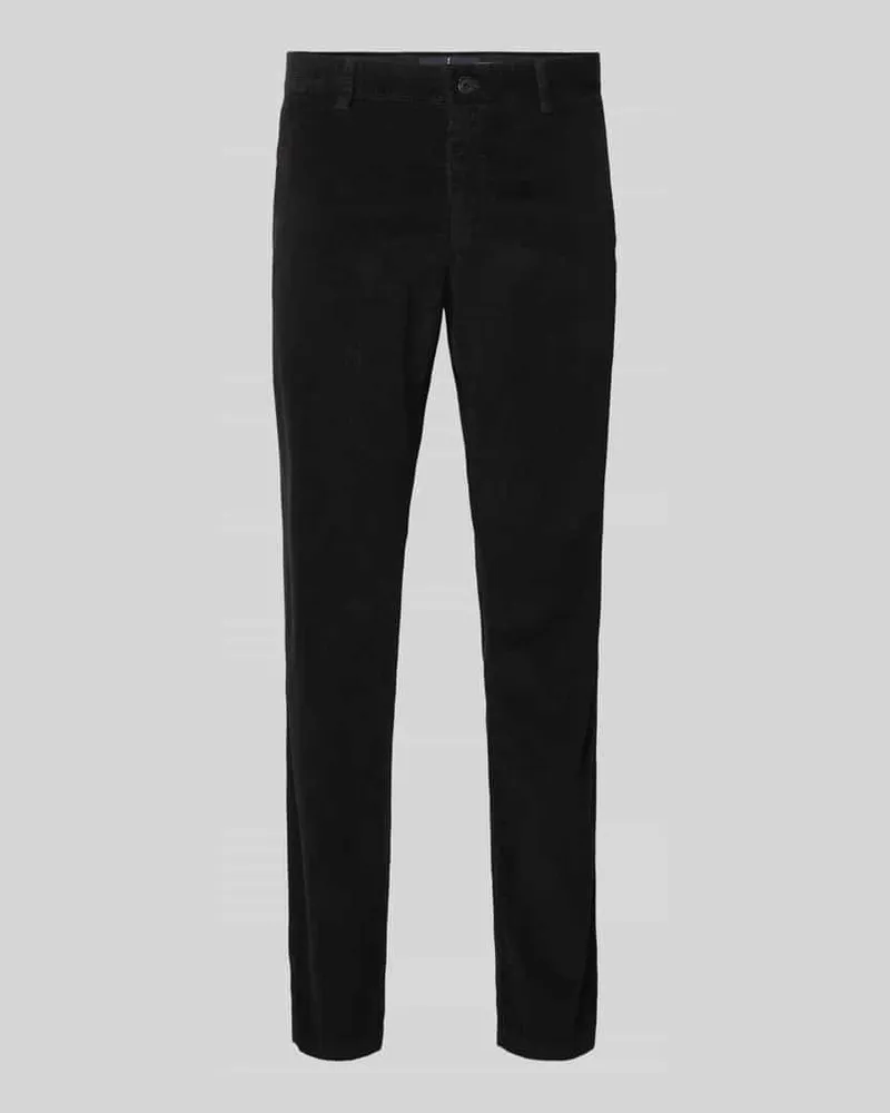 JOOP! Modern Fit Cordhose mit Gürtelschlaufen Modell 'Matthew Black