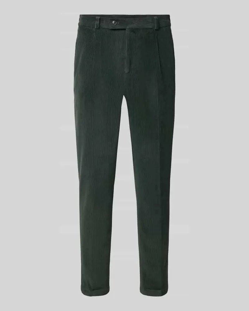 Zuitable Slim Fit Hose aus Baumwoll-Mix in Cord-Optik Modell 'Cliffer Bottle