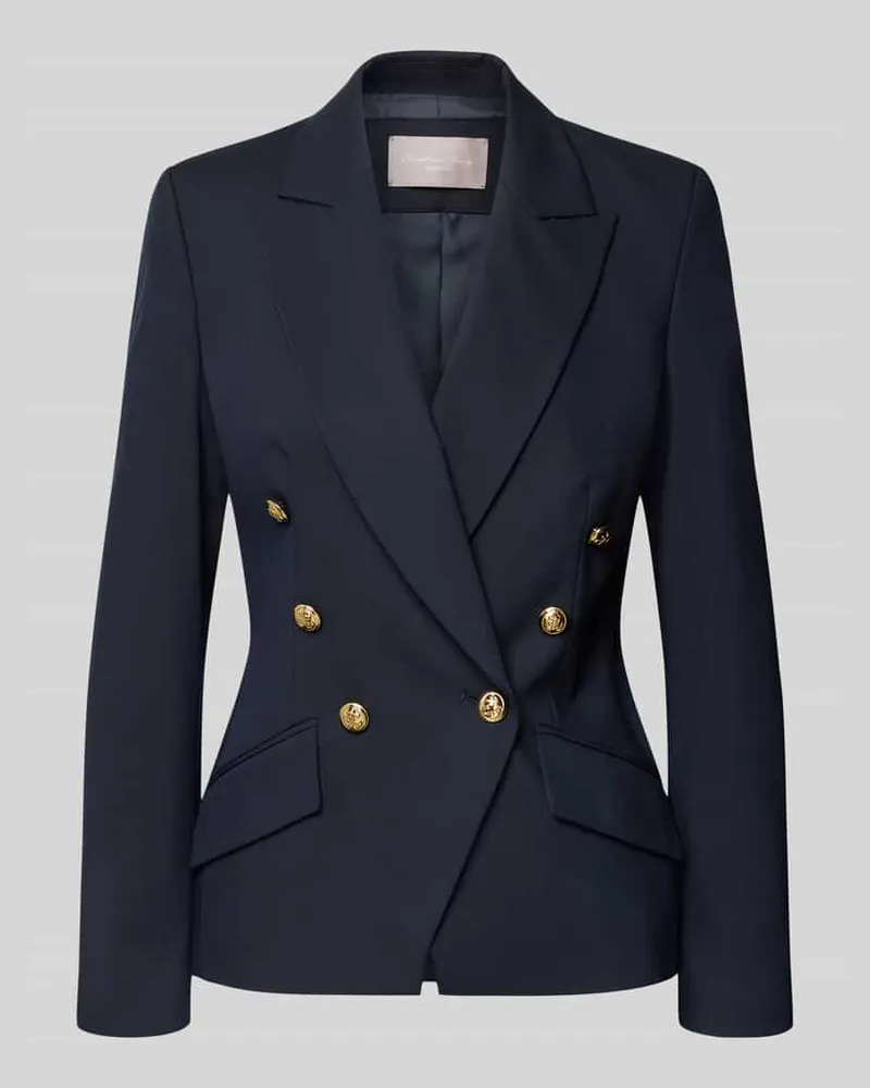 Christian Berg Slim Fit Blazer mit Viskose-Anteil Marine