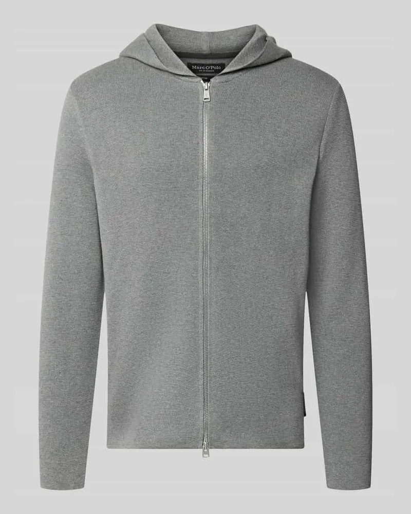 Marc O'Polo Regular Fit Pullover aus reiner Baumwolle Mittelgrau