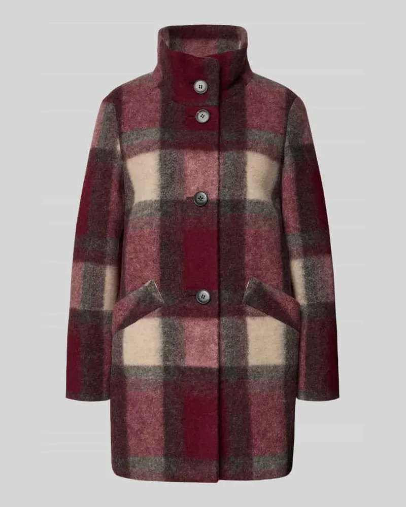 Fuchs Schmitt Jacke mit Stehkragen und Knopfleiste Bordeaux