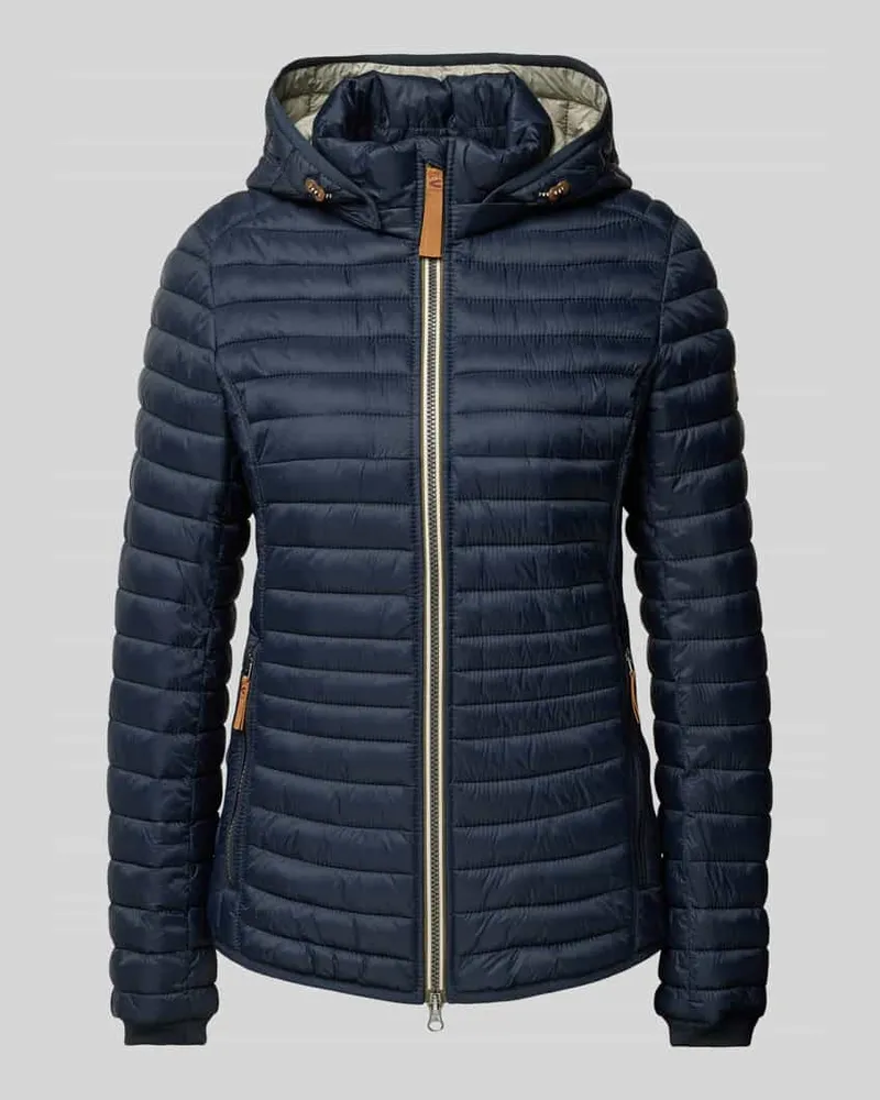 Camel Active Steppjacke mit Zweiwege-Reißverschluss Dunkelblau