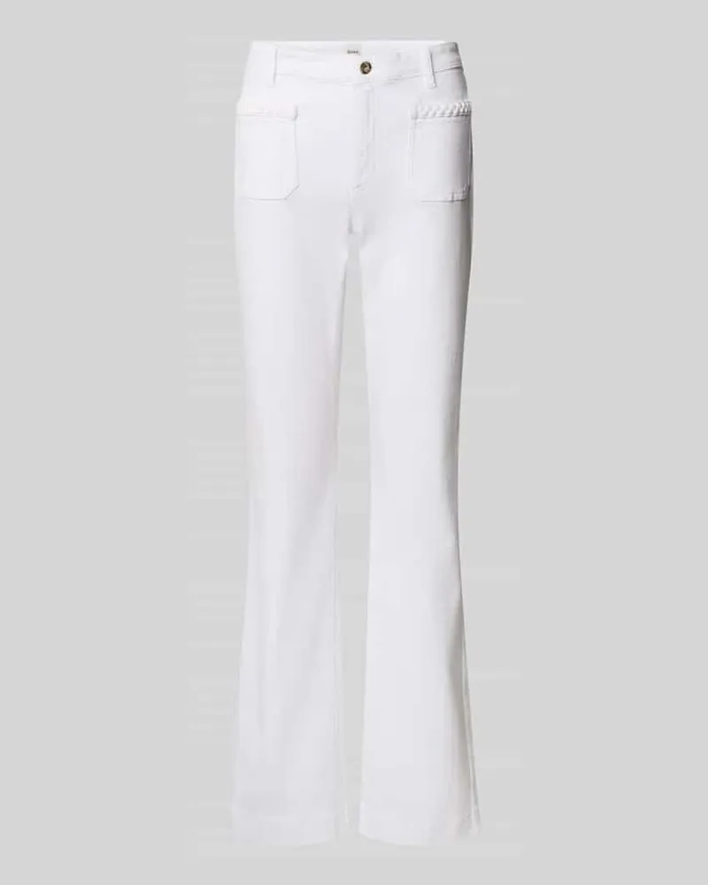 Brax Flared Fit Jeans mit Flecht-Detail Modell 'Mary Weiss
