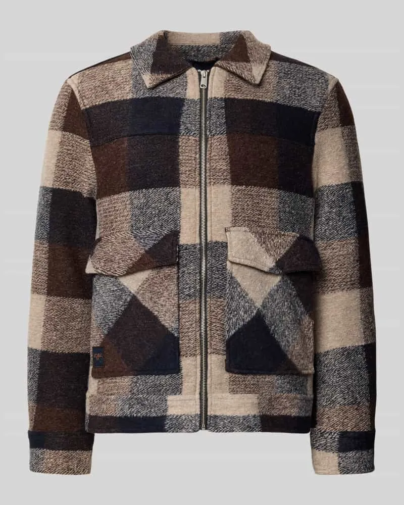 McNeal Regular Fit Jacke mit Woll-Anteil Marine