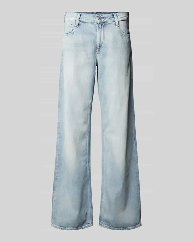 G-STAR RAW Jeans mit 5-Pocket-Design Modell 'Judee Hellblau