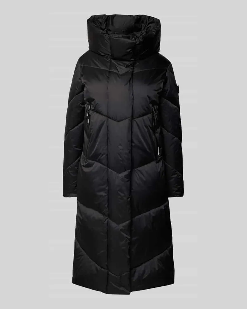 khujo Steppmantel mit Stehkragen Modell 'MANELIA Black