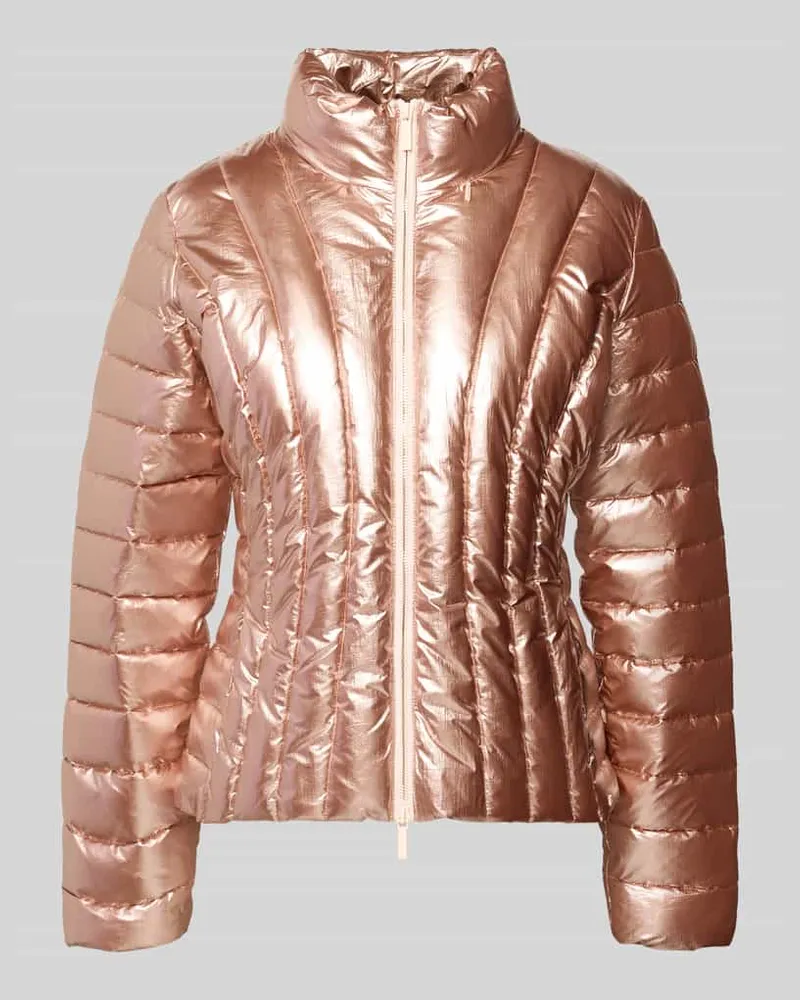 Armani Exchange Steppjacke mit Stehkragen Metallic