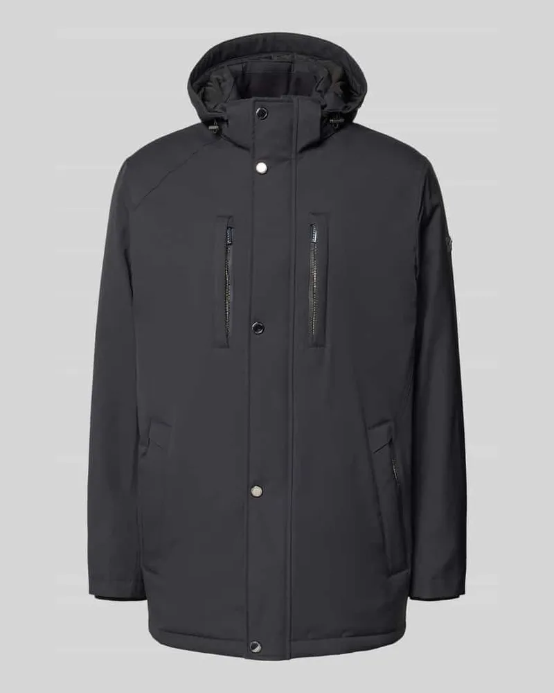 Bugatti Parka mit Kapuze Marine