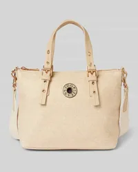 JOOP! Handtasche mit Label-Applikation Modell 'paglia silena Sand