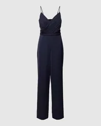 Vera Mont Jumpsuit in Wickel-Optik Marine