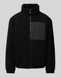 Mazine Sweatjacke mit Stehkragen Modell 'Pelican Black