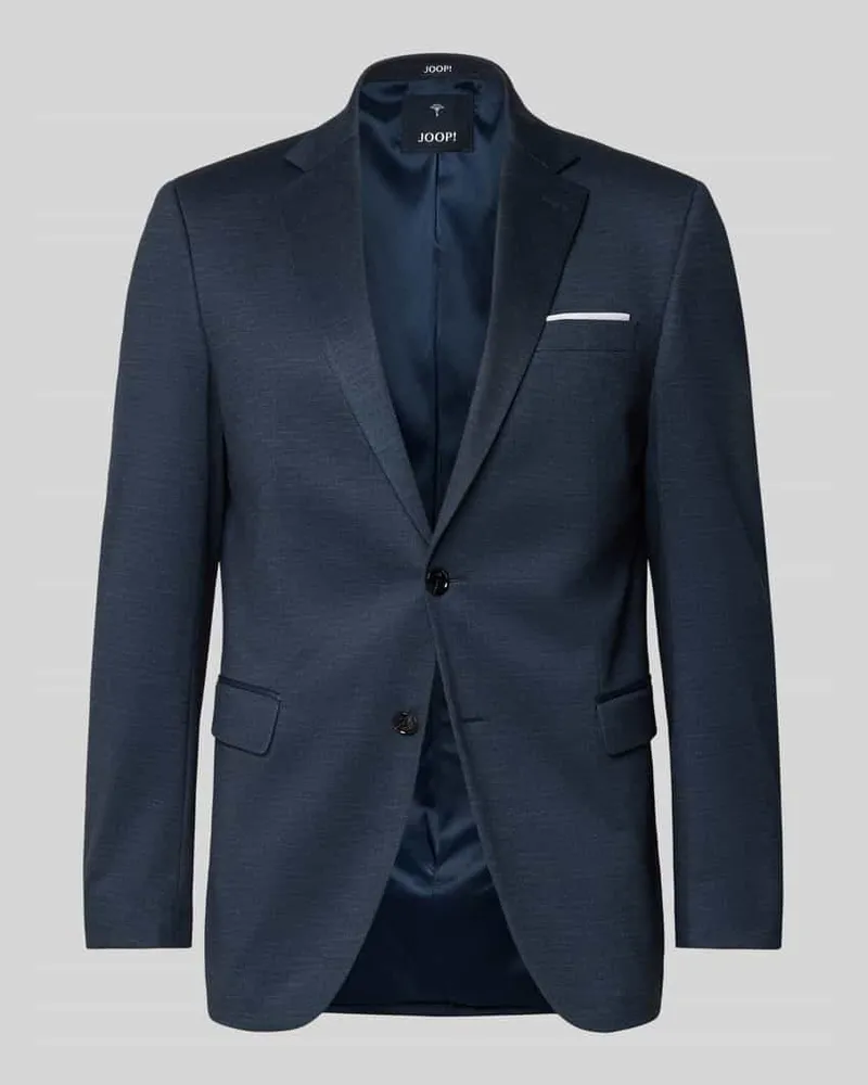 JOOP! Sakko mit Brustleistentasche und Viskose-Anteil Modell 'Finch Dunkelblau