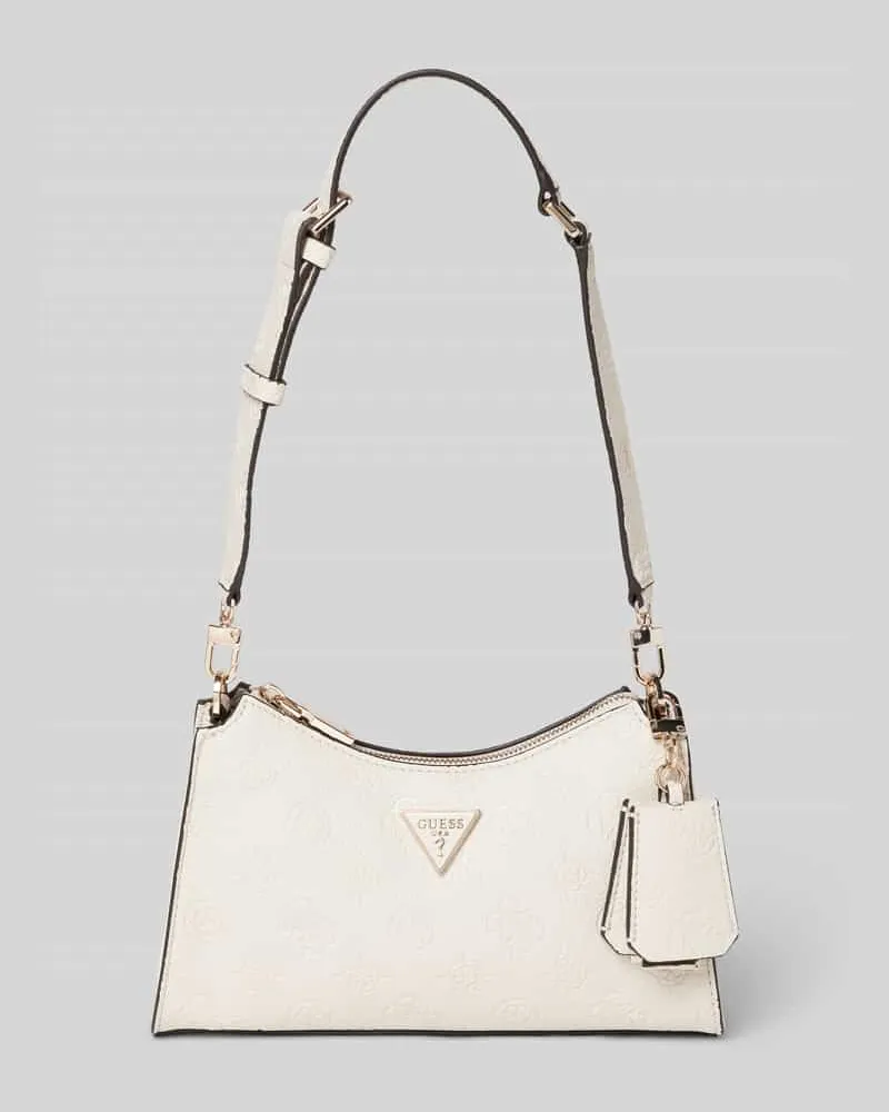 Guess Handtasche mit Label-Detail Modell 'CRESIDIA Offwhite