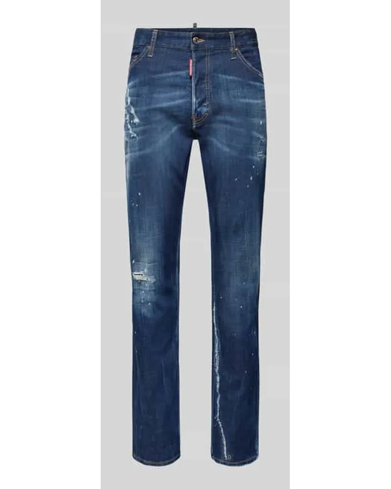 Dsquared2 Jeans mit 5-Pocket-Design Dunkelblau