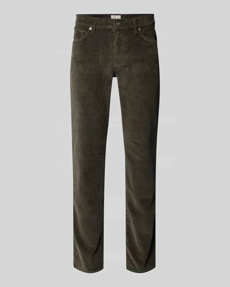 Brax Stoffhose mit 5-Pocket-Design Modell 'Cadiz Oliv