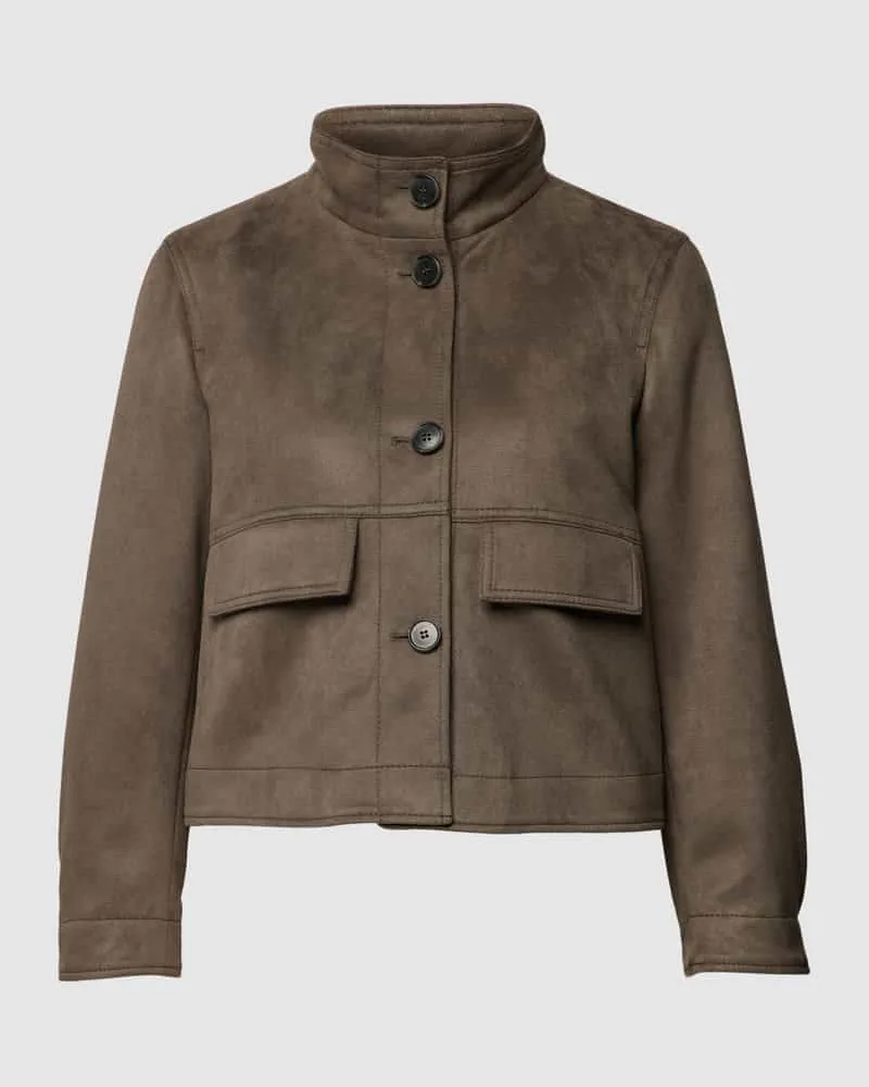 cinque Jacke mit Umlegekragen Modell 'BALEDUN Mittelbraun