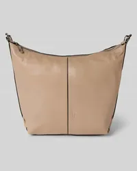 Liebeskind Lederhandtasche mit Label-Prägung Modell 'Paris Taupe