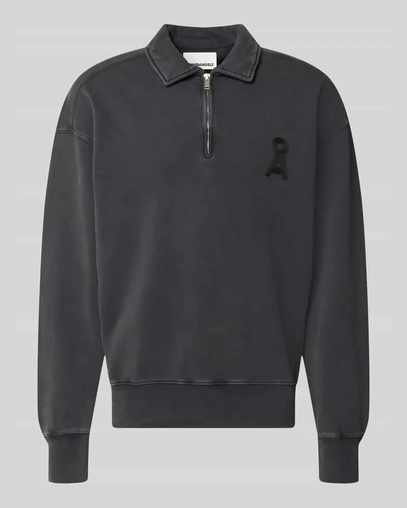 Armedangels Relaxed Fit Troyer aus reiner Baumwolle Modell 'ICONIC Black