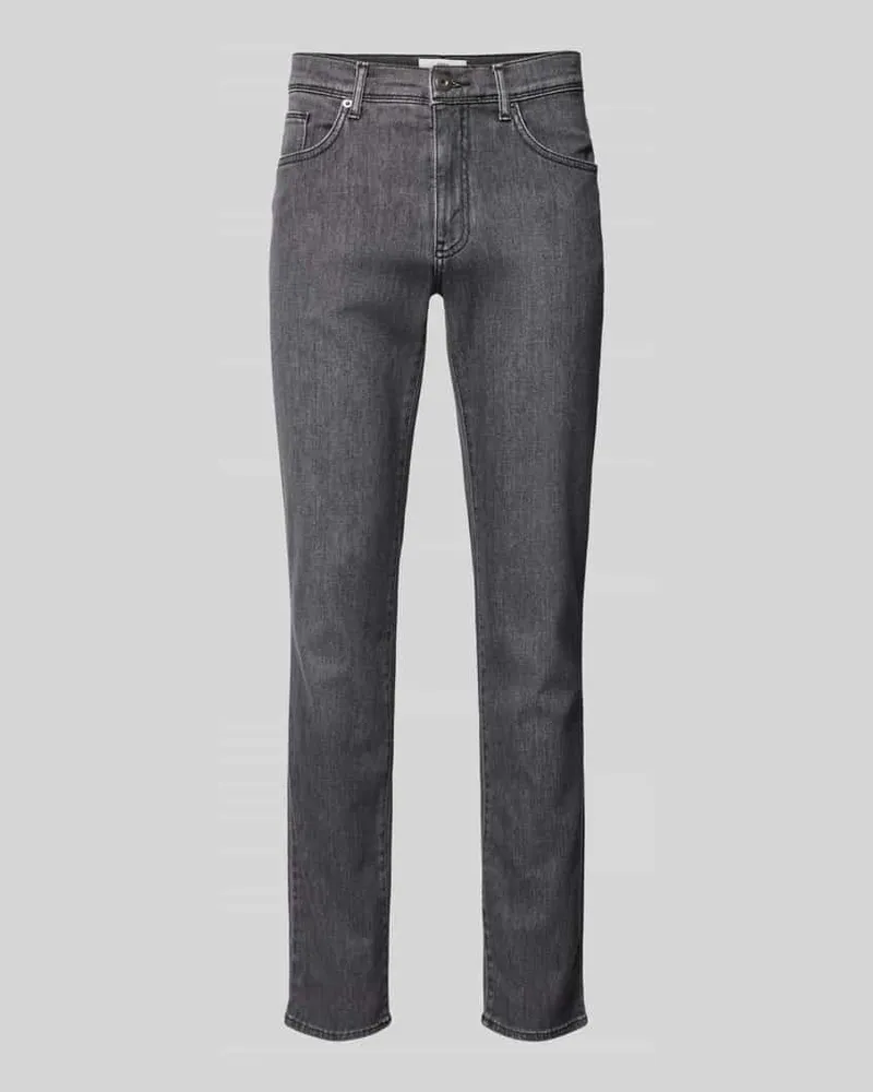 Brax Regular Fit Jeans mit Kaschmir-Anteil Modell 'CADIZ Anthrazit