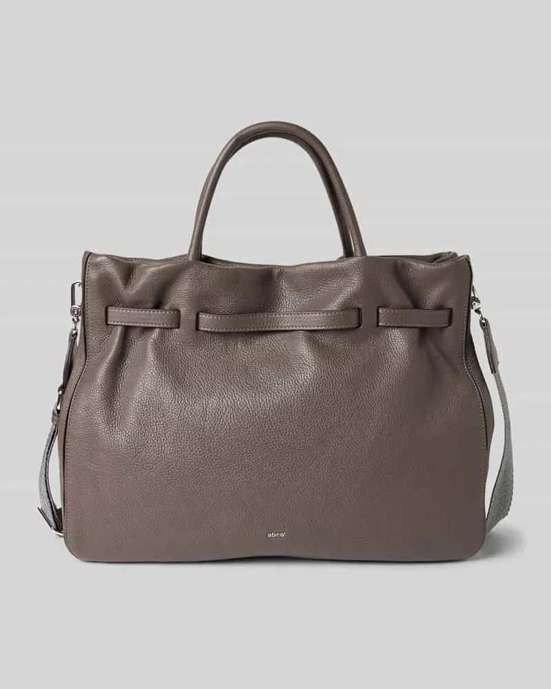 Abro Handtasche aus Leder Modell 'JILL Dunkelgrau