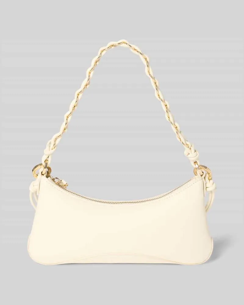 HUGO BOSS Clutch mit Label-Prägung Modell 'Ilary Ecru