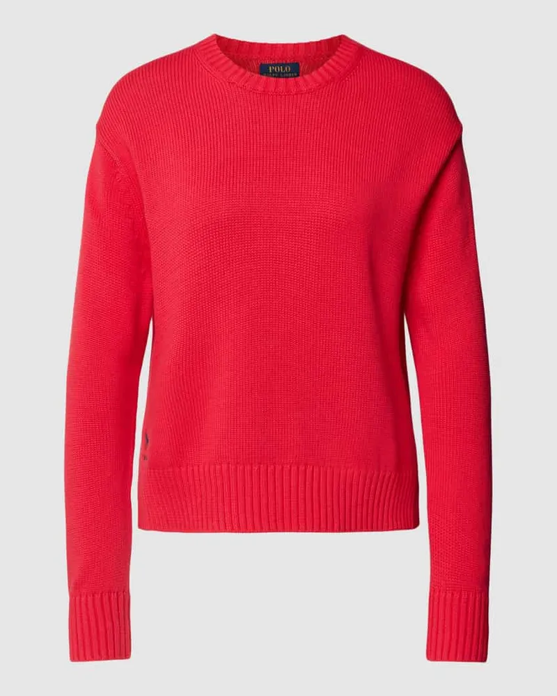 Ralph Lauren Strickpullover mit Rundhalsausschnitt Rot