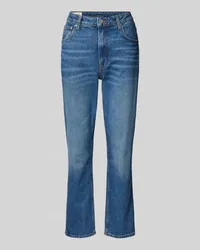 Gant Straight Fit Jeans mit Knopfverschluss Jeansblau