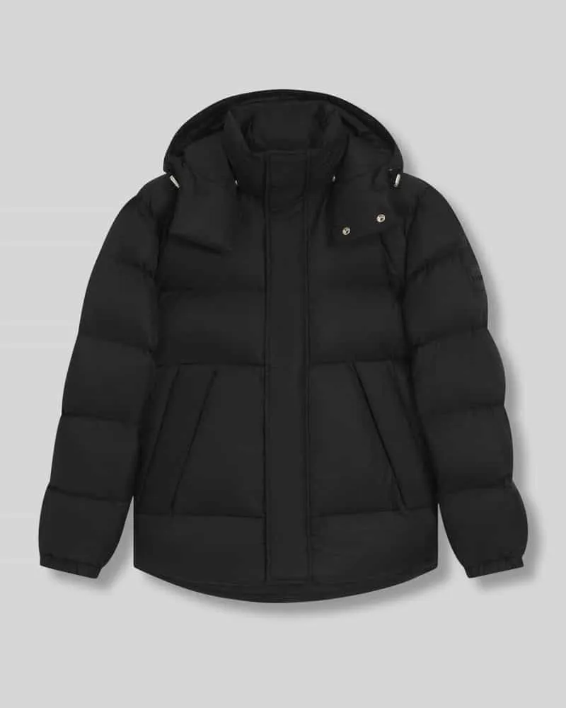 HUGO BOSS Regular Fit Steppjacke mit Logo-Muster Modell 'CORBINIAN5 Black