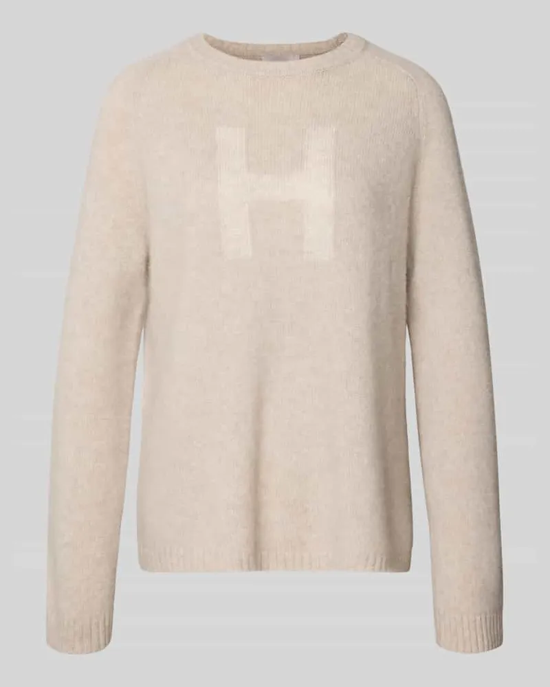 hemisphere Strickpullover aus Kaschmir-Mix Taupe