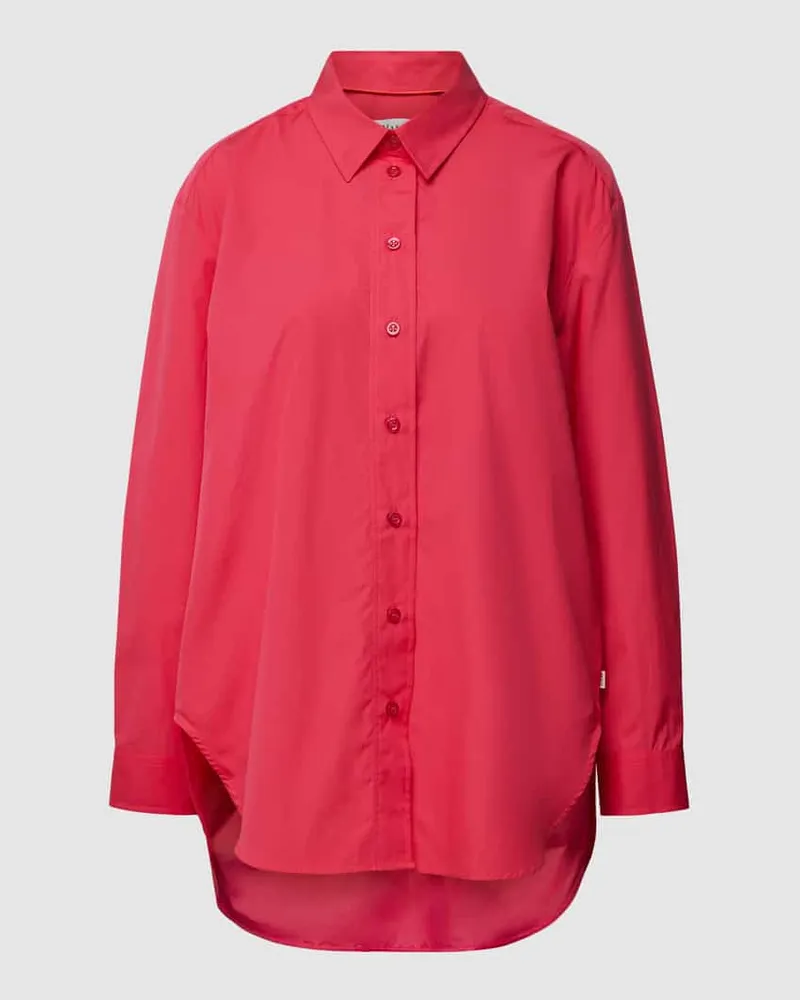 Maerz Hemdbluse mit Seitenschlitzen Pink