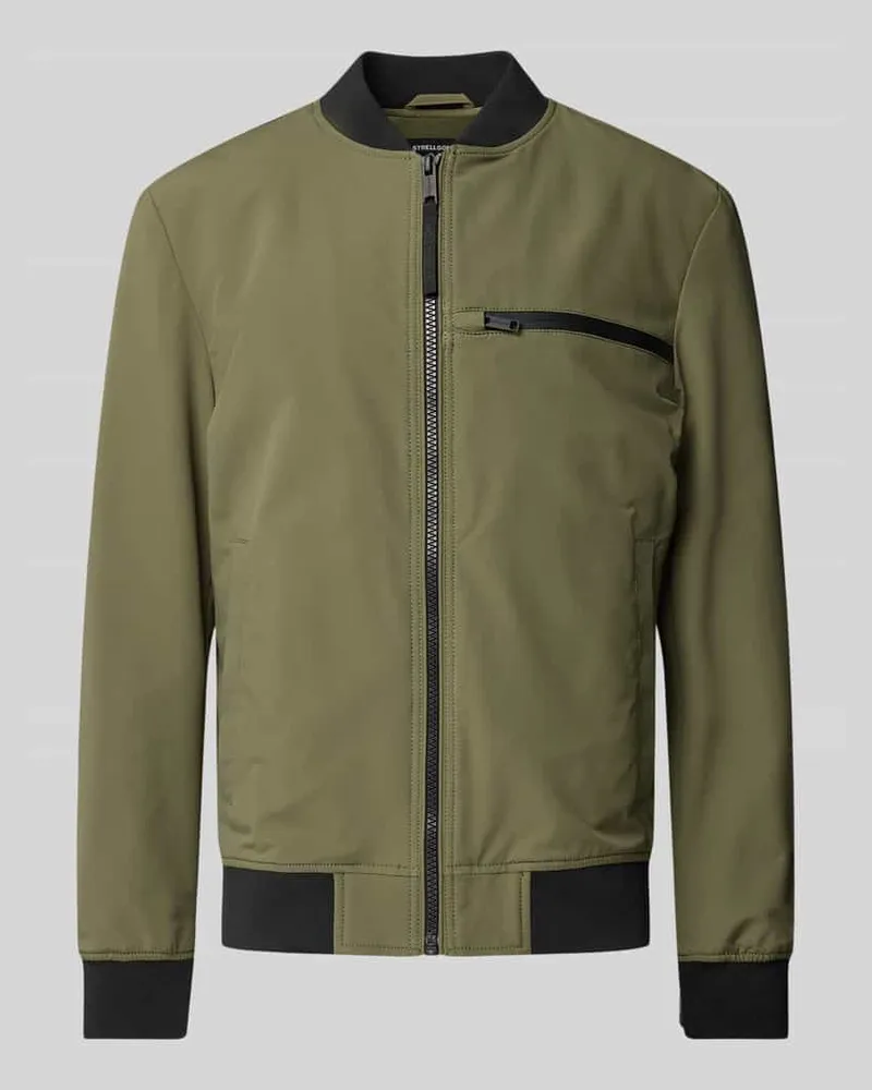 Strellson Jacke mit Stehkragen Modell 'Clearwater Flex Khaki