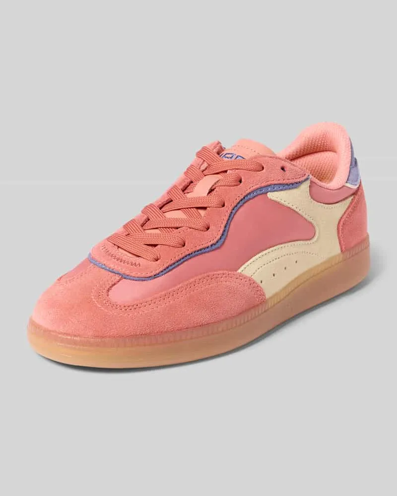 HOFF Sneaker aus Leder-Mix Modell 'Park Koralle