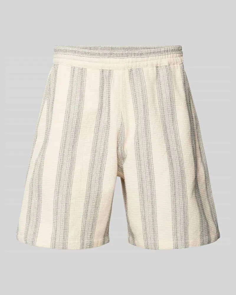 Carhartt WIP Regular Fit Shorts mit Strukturmuster Modell 'DODSON Beige